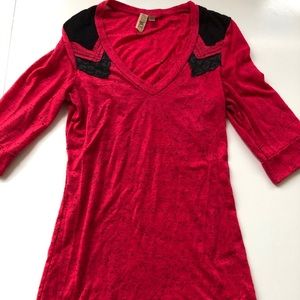Red/Black BKE Top